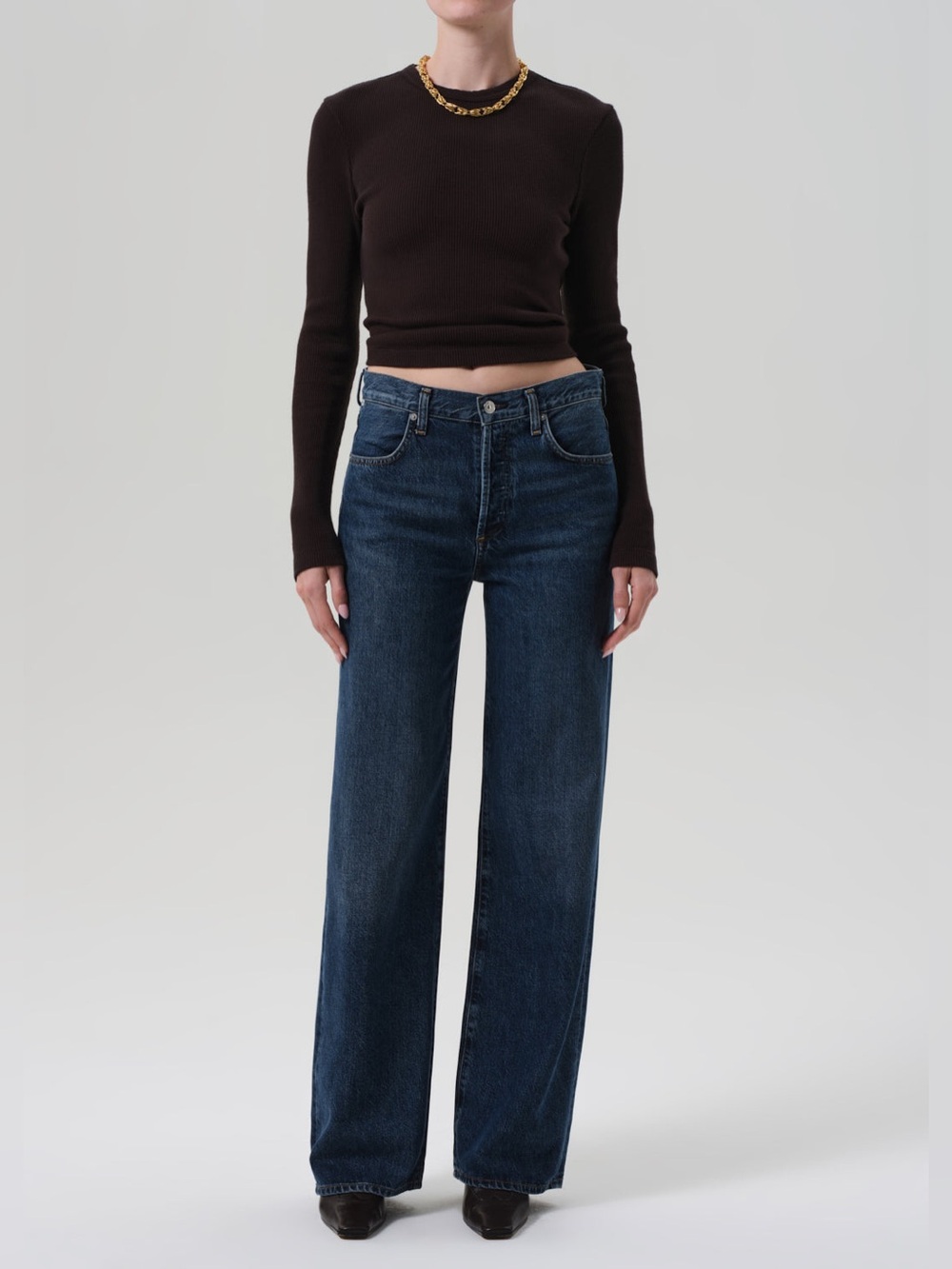 Citizens of Humanity Anina Jeans Size 30 Westwood Wide Straight Leg Baggy Denim